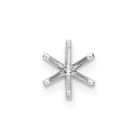 14kw Round 6-Prong High w/ Peg .50ct. Setting