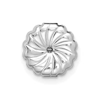 14kw 5ct Lab Grown Diamond VS/SI+ G+ Radiant Comp 4 Prong Stud Earrings
