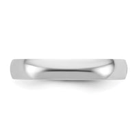 14kw CLIQ 4mm Hinged Half Round Wedding Band Size 4.5
