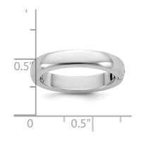 14kw CLIQ 4mm Hinged Half Round Wedding Band Size 6
