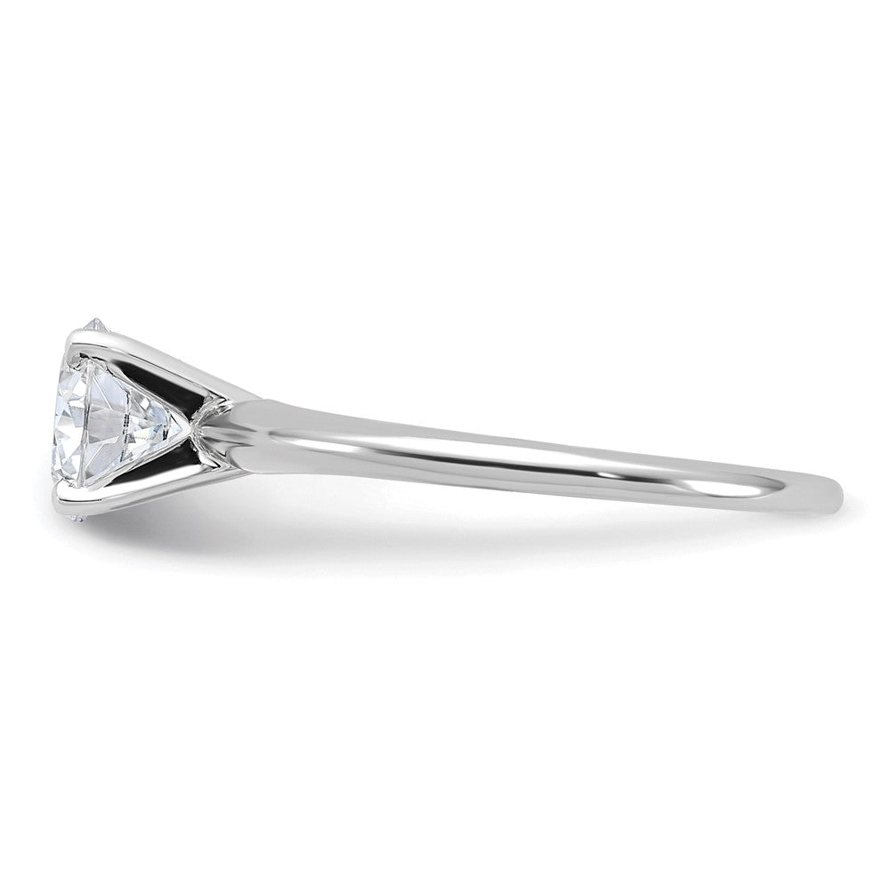 14kw 3ct Cert Lab Grown Diamond VS+ F+ Round Comp Solitaire Eng Ring