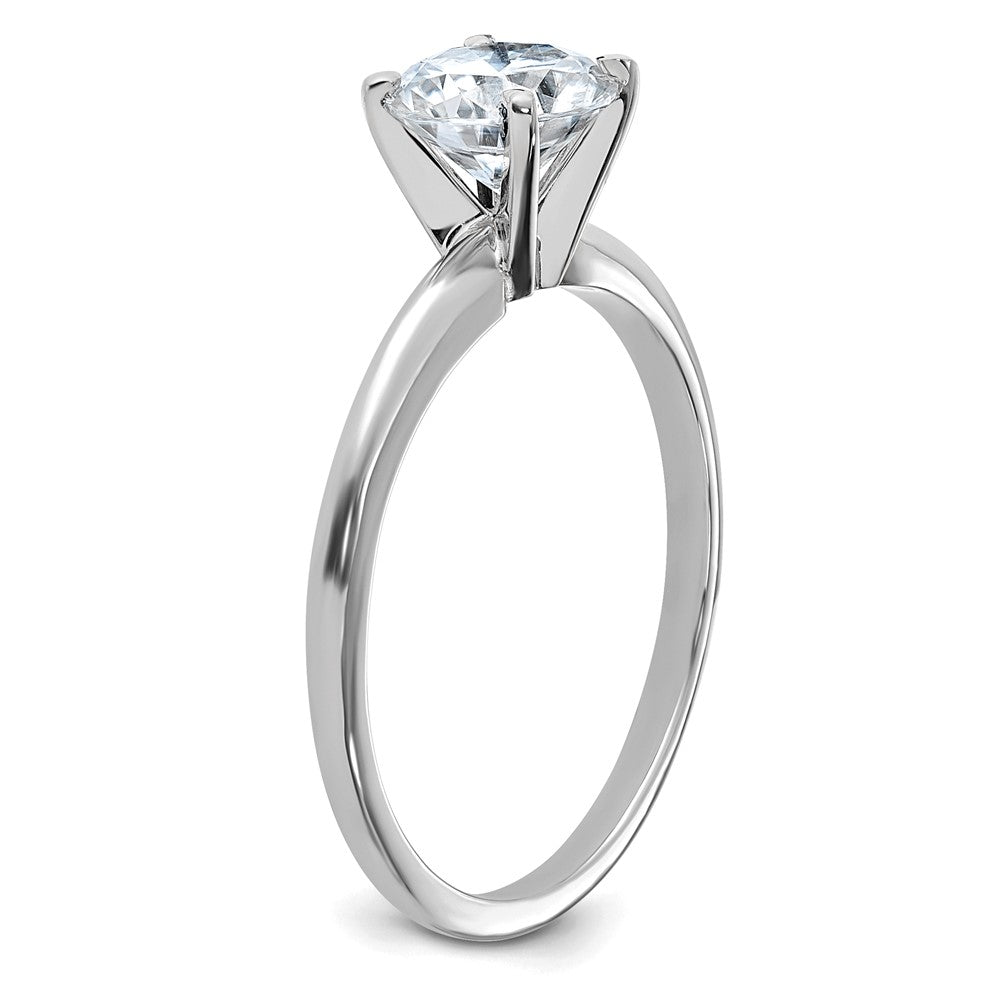 14kw 3ct Cert Lab Grown Diamond VS+ F+ Round Comp Solitaire Eng Ring