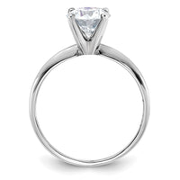 14kw 1 3/4ct Lab Grown Diamond VS+ F+ Round Comp Solitaire Eng Ring
