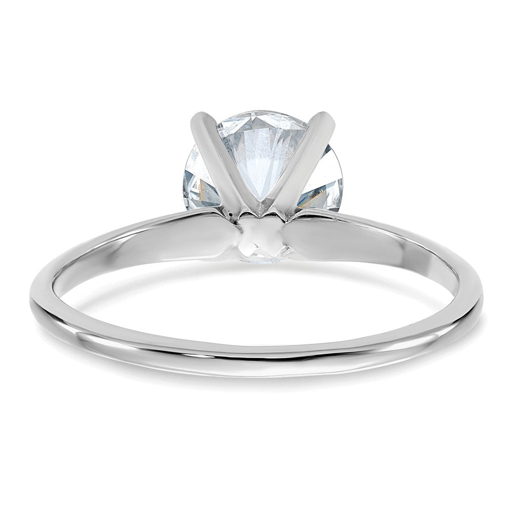 14kw 1 3/4ct Lab Grown Diamond VS/SI+ G+ Round Comp Solitaire Eng Ring
