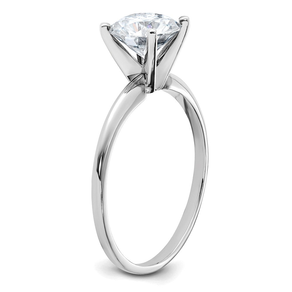 14kw 1 3/4ct Lab Grown Diamond VS/SI+ G+ Round Comp Solitaire Eng Ring