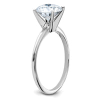 14kw 2ct Lab Grown Diamond VS/SI+ G+ Round Complete Solitaire Eng Ring