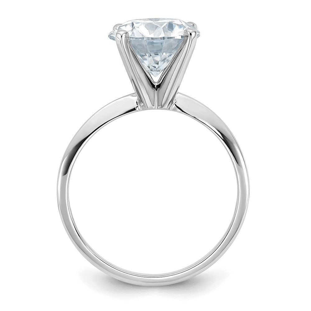 14kw 3ct Lab Grown Diamond VS/SI+ G+ Round Complete Solitaire Eng Ring