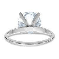 14kw 3ct Lab Grown Diamond VS/SI+ G+ Round Complete Solitaire Eng Ring