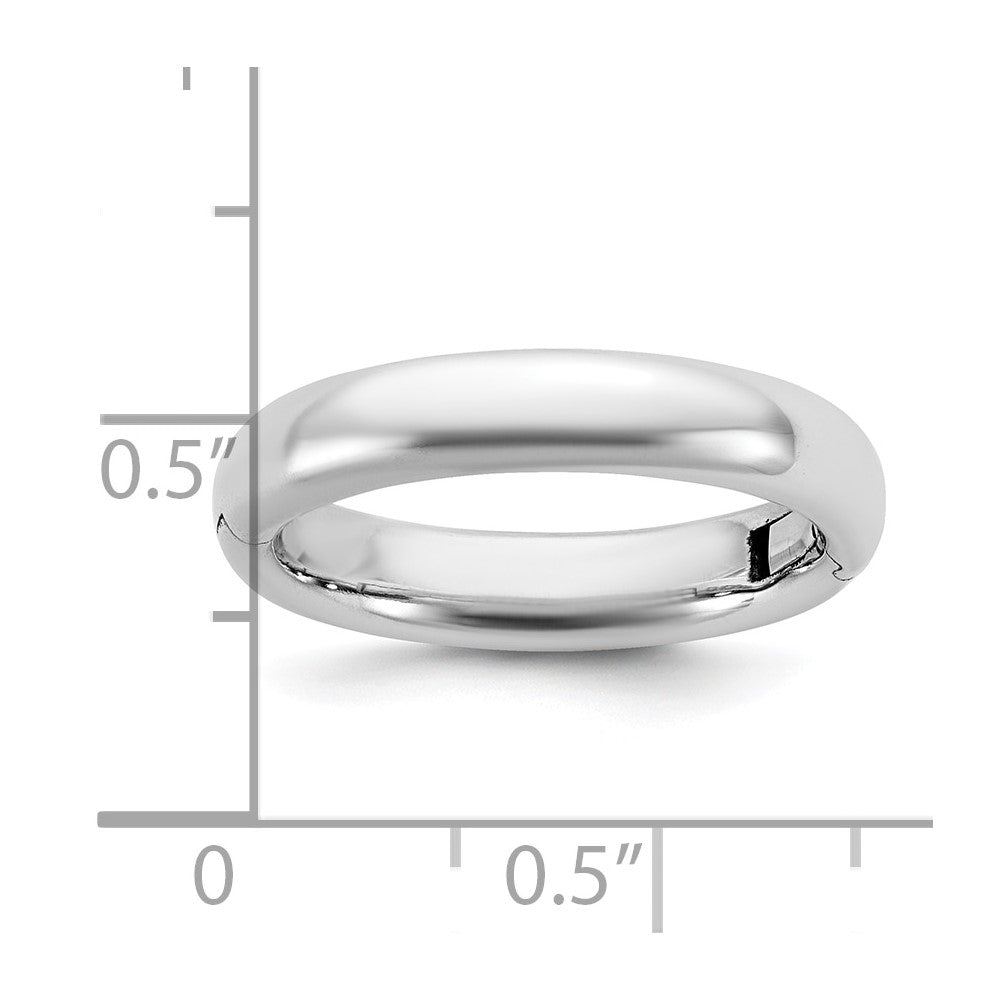 14kw CLIQ 4mm Hinged Comfort Fit Wedding Band Size 5