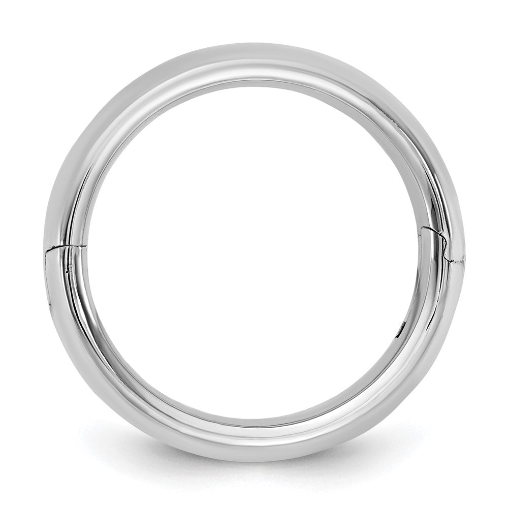 14kw CLIQ 6mm Hinged Comfort Fit Wedding Band Size 6.5