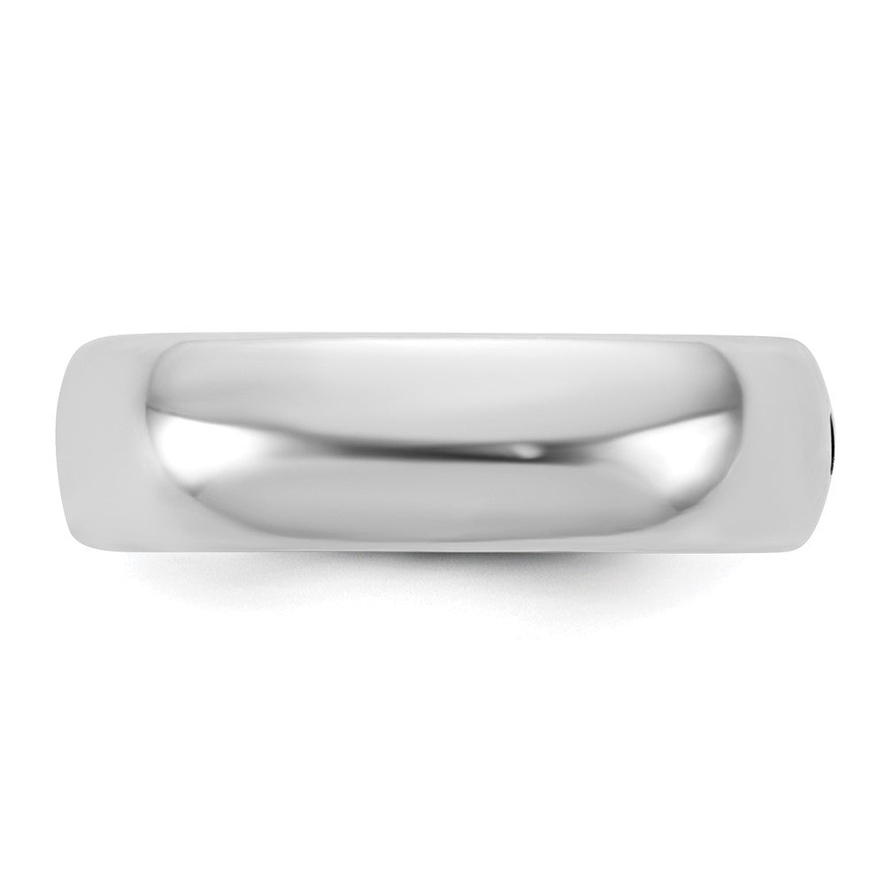 14kw CLIQ 6mm Hinged Comfort Fit Wedding Band Size 7