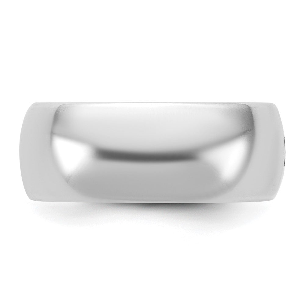 14kw CLIQ 8mm Hinged Comfort Fit Wedding Band Size 9