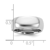 14kw CLIQ 8mm Hinged Comfort Fit Wedding Band Size 10.5