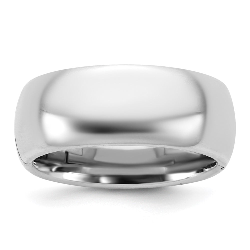 14kw CLIQ 8mm Hinged Comfort Fit Wedding Band Size 10
