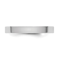 14kw CLIQ 3mm Hinged Flat Wedding Band Size 4