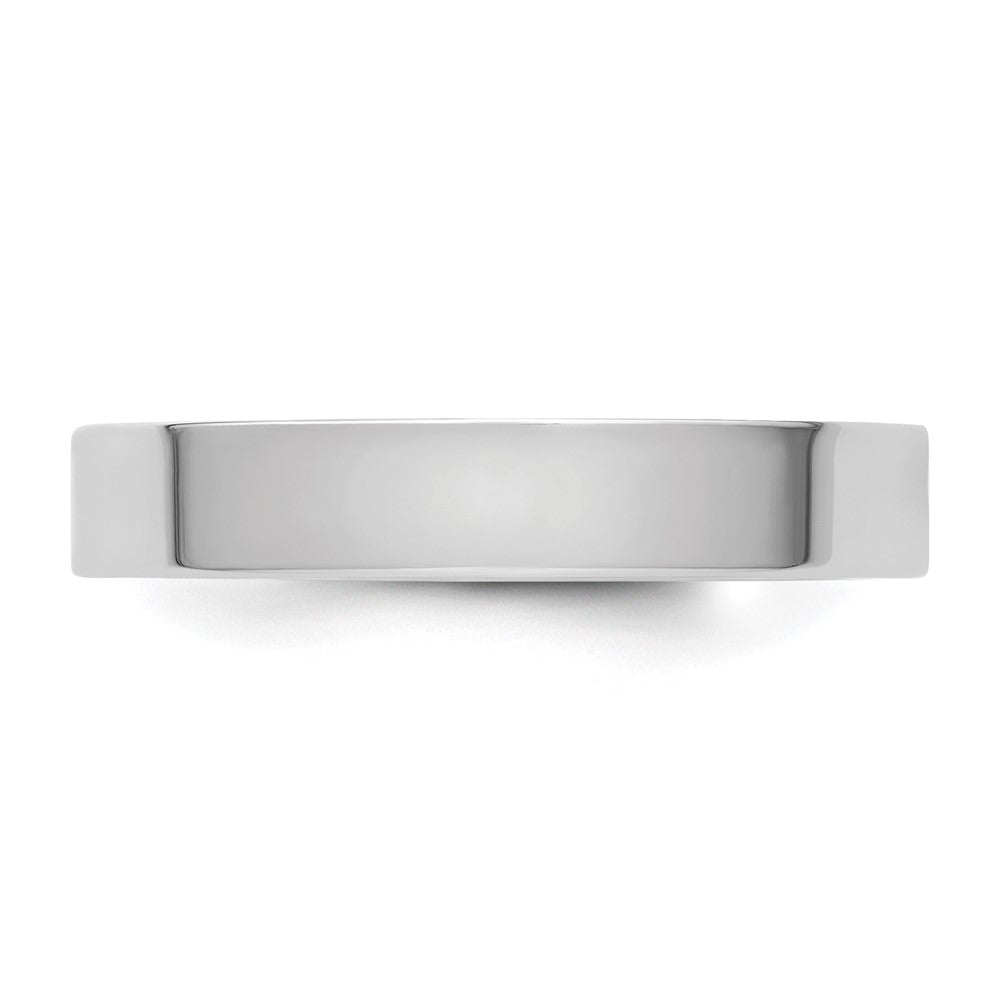14kw CLIQ 4mm Hinged Flat Wedding Band Size 6