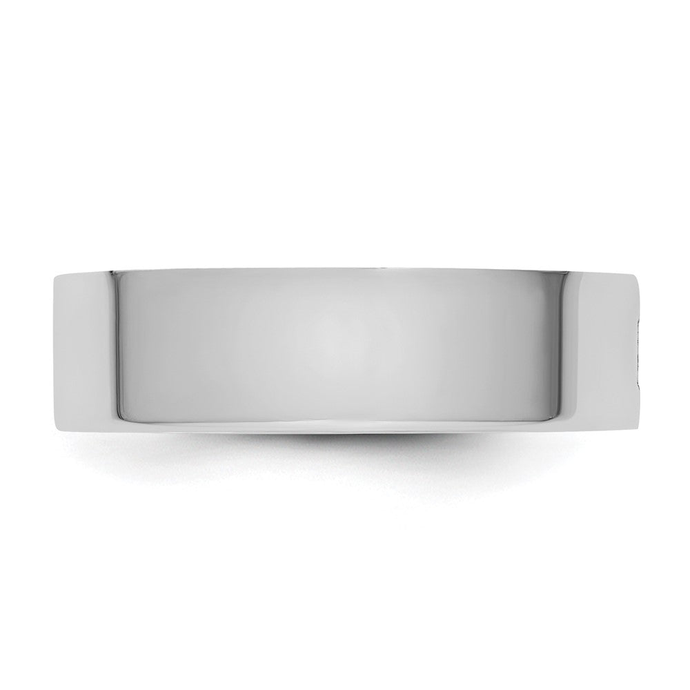 14kw CLIQ 6mm Hinged Flat Wedding Band Size 8