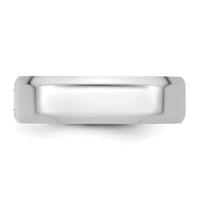 14kw CLIQ 6mm Hinged Beveled Edge Wedding Band Size 6