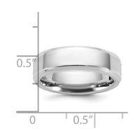 14kw CLIQ 6mm Hinged Beveled Edge Wedding Band Size 10.5