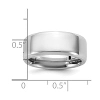 14kw CLIQ 8mm Hinged Beveled Edge Wedding Band Size 5.5