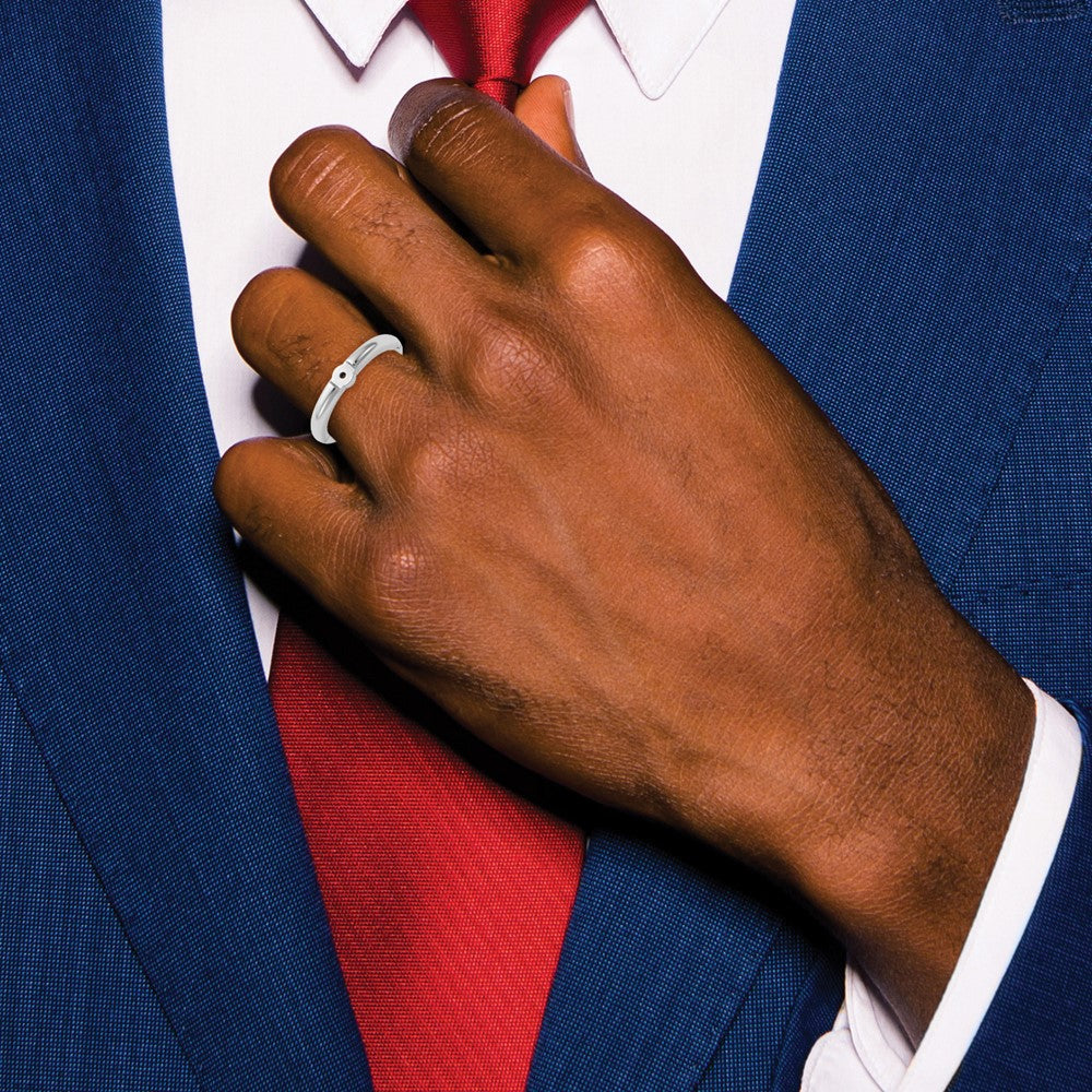 14kw CLIQ Low Profile Hinged Peg Set Engagement Ring Mounting