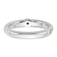 14kw CLIQ Low Profile Hinged Peg Set Engagement Ring Mounting