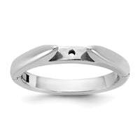 14kw CLIQ Hinged Cathedral Solitaire Peg Set Engagement Ring Mounting