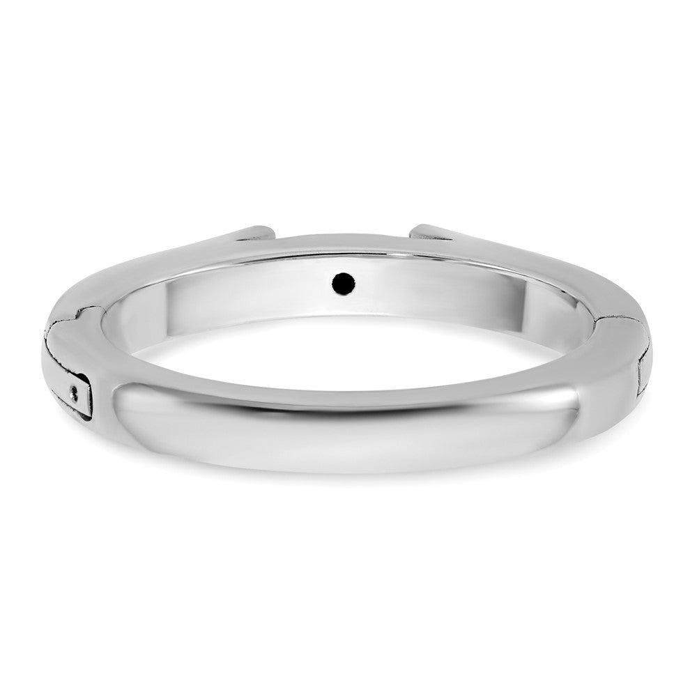 14kw CLIQ Hinged Cathedral Solitaire Peg Set Engagement Ring Mounting