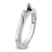 14kw CLIQ Hinged Cathedral Solitaire Peg Set Engagement Ring Mounting