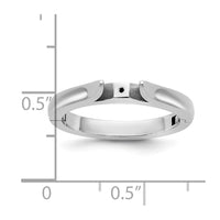 14kw CLIQ Hinged Cathedral Solitaire Peg Set Engagement Ring Mounting
