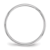 14KW 2mm Half-Round Wedding Band Size 5.5