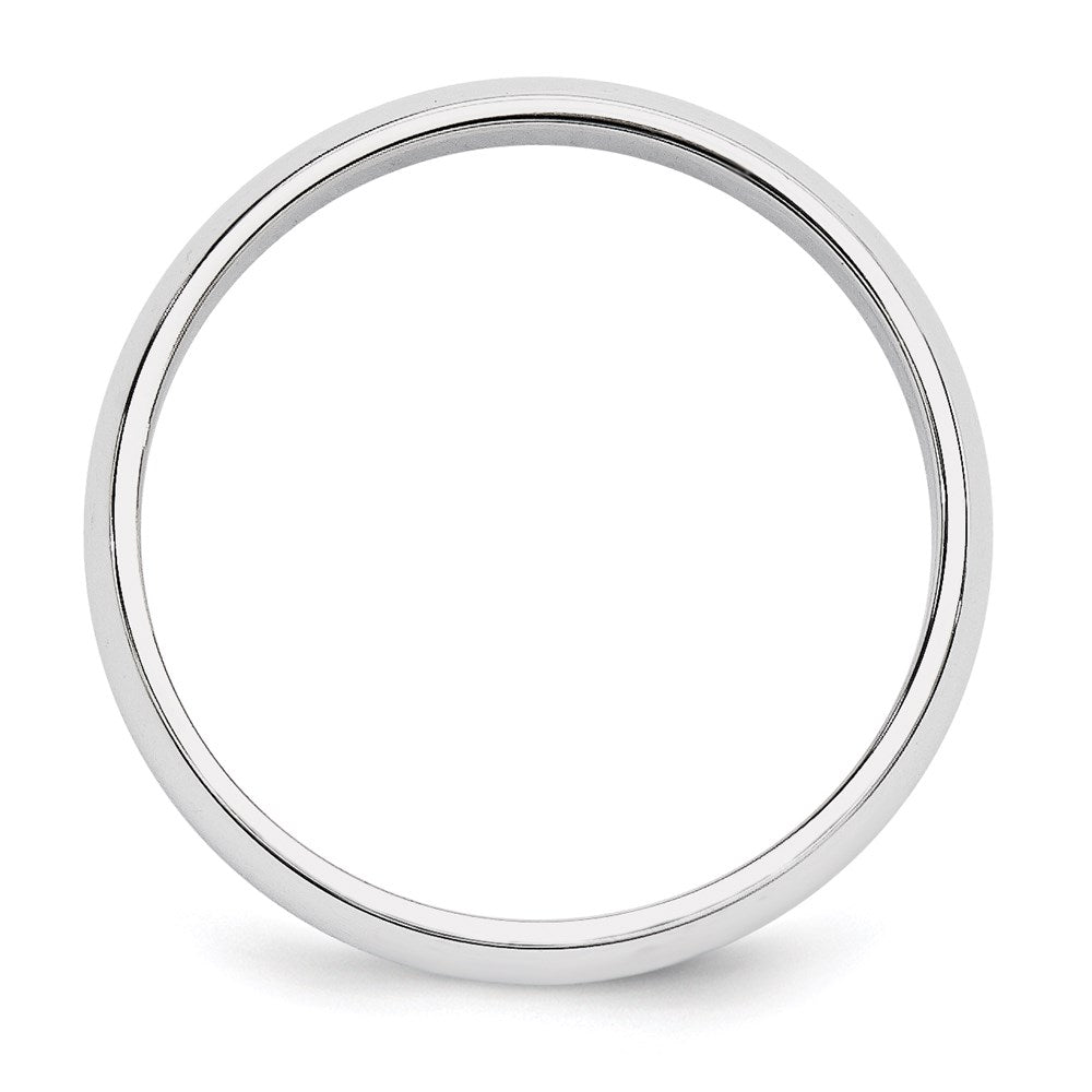 14KW 5mm Half-Round Wedding Band Size 6