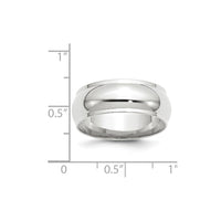 10KW 8mm Half Round with Edge Band Size 7