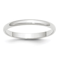 14KW 2.5mm LTW Half Round Band Size 8
