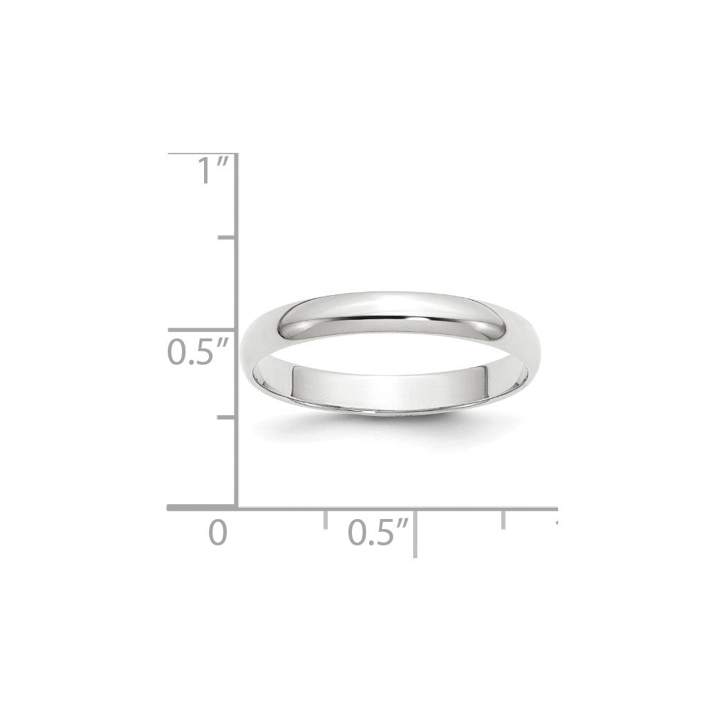 10KW 3mm LTW Half Round Band Size 8.5