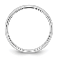 10KW 4.5mm Milgrain Half Round Band Size 11