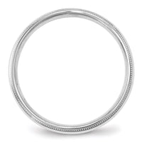 10KW 4mm Milgrain Comfort Fit Band Size 13