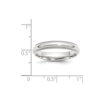 10KW 4mm Milgrain Comfort Fit Band Size 9