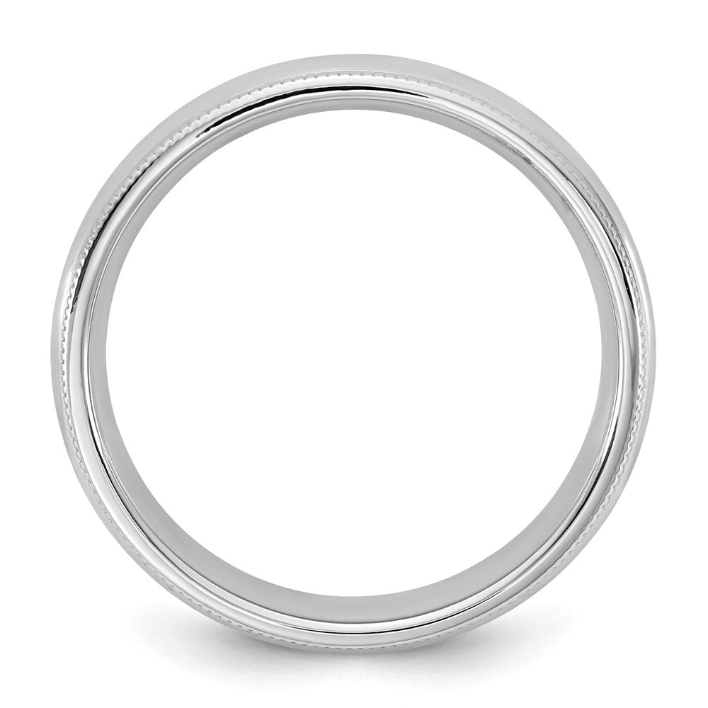 10KW 4.5mm Milgrain Comfort Fit Band Size 12