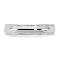 10KW 4.5mm Milgrain Comfort Fit Band Size 10
