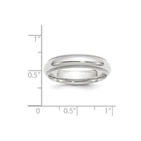 10KW 5mm Milgrain Comfort Fit Band Size 9