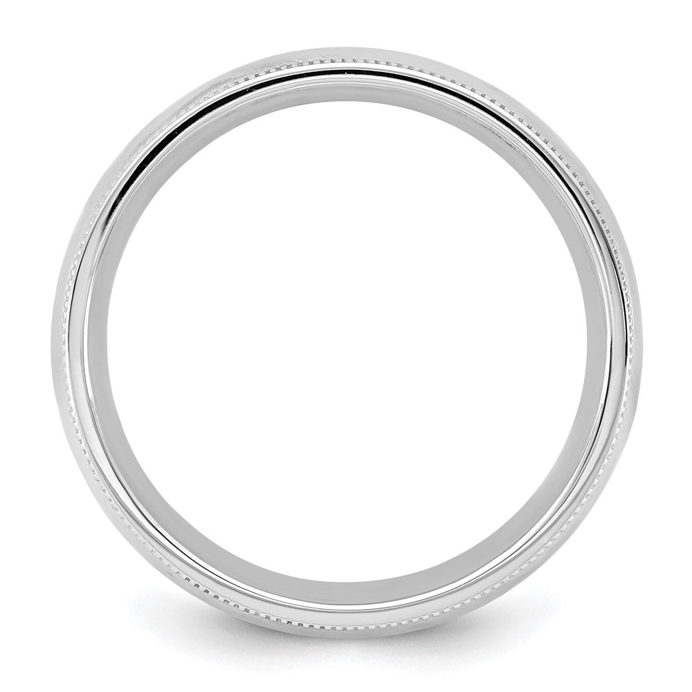 14KW 5.5mm Milgrain Comfort Fit Band Size 10.5