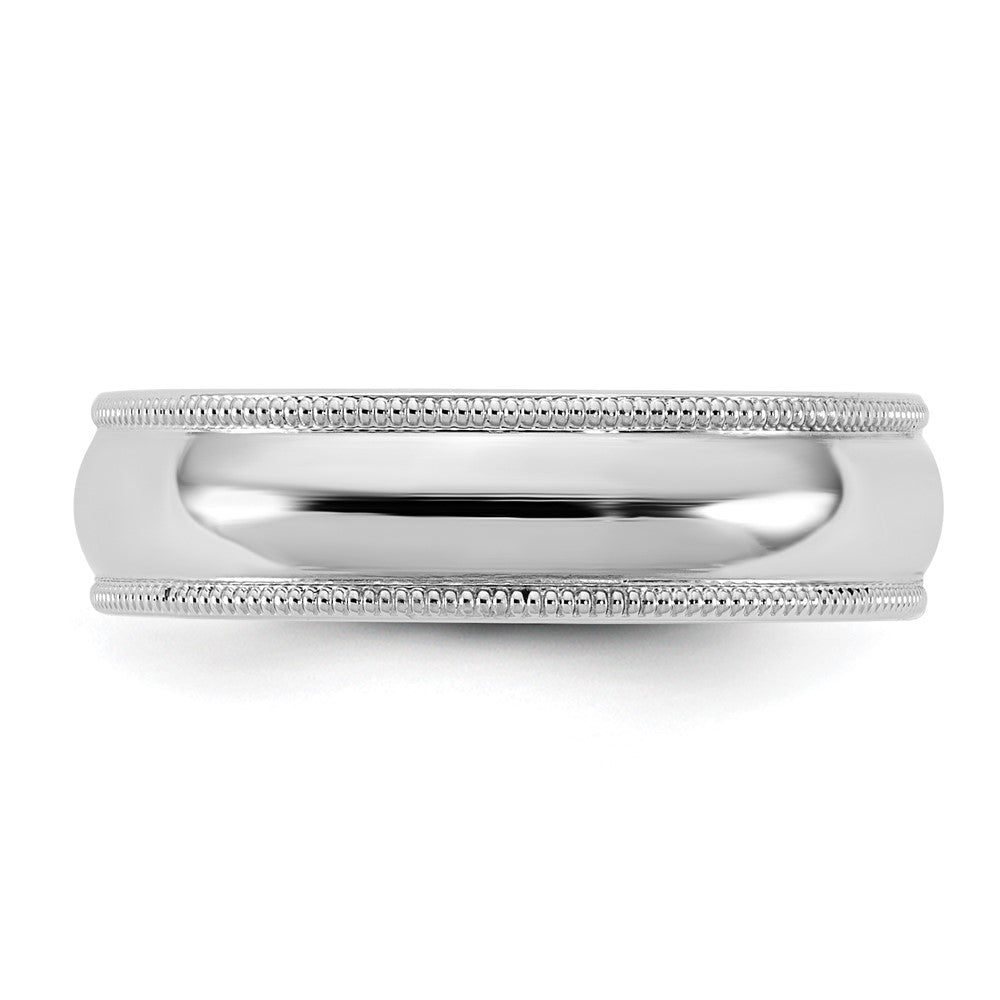 14KW 5.5mm Milgrain Comfort Fit Band Size 13