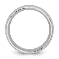10KW 8mm Milgrain Comfort Fit Band Size 5.5