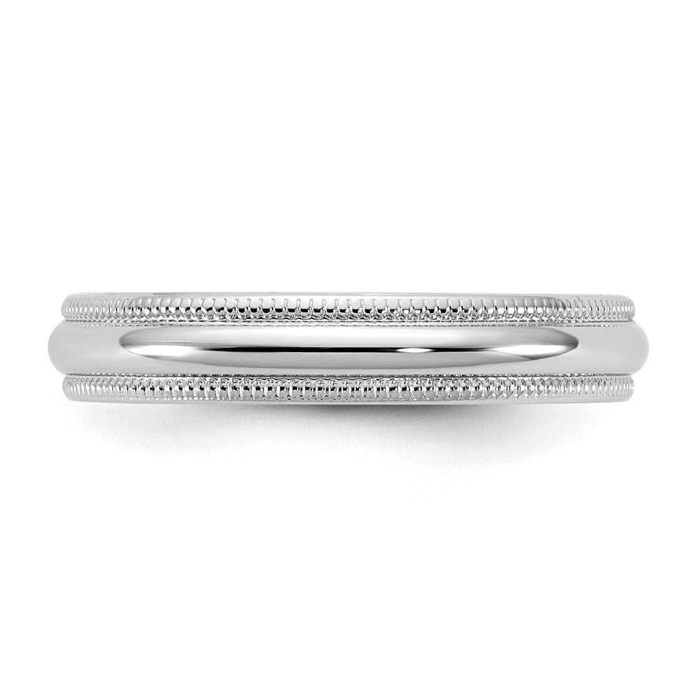10KW 3.5mm LTW Milgrain Half Round Band Size 10