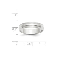 10KW 5mm LTW Milgrain Half Round Band Size 4.5