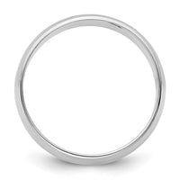 10KW 7mm LTW Milgrain Half Round Band Size 10.5