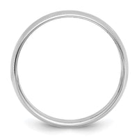 10KW 8mm LTW Milgrain Half Round Band Size 9.5