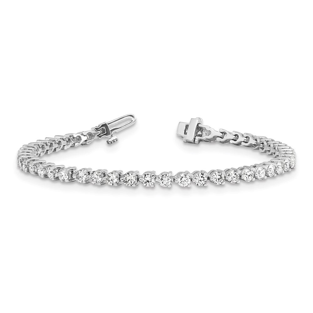 14k 4 3/4 ct Lab Grown Diamond VS/SI+ G+ Comp Tennis Bracelet