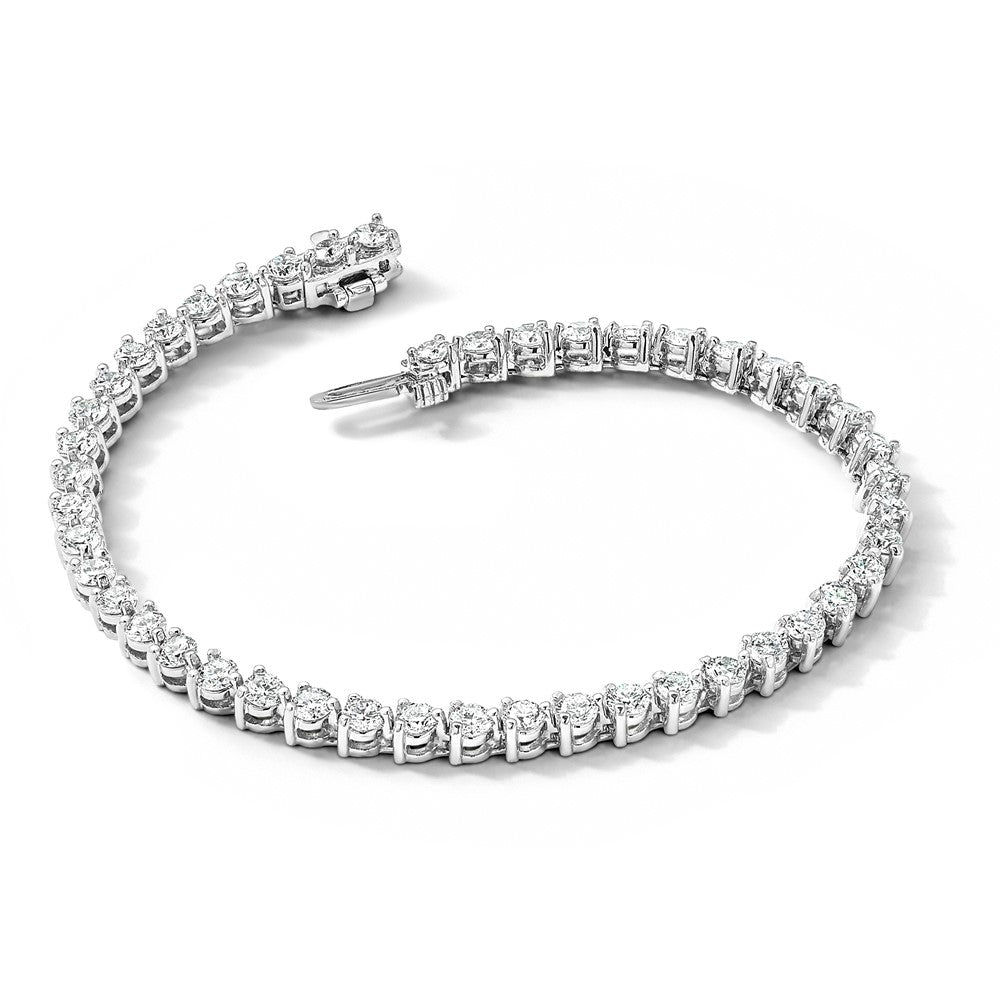 14k 4 3/4 ct Lab Grown Diamond VS/SI+ G+ Comp Tennis Bracelet